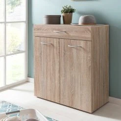 Kommode - Eiche sägerau - 80 cm breit -Esszimmer Verkaufsgeschäft 0424040600 03 1600Wx1600H