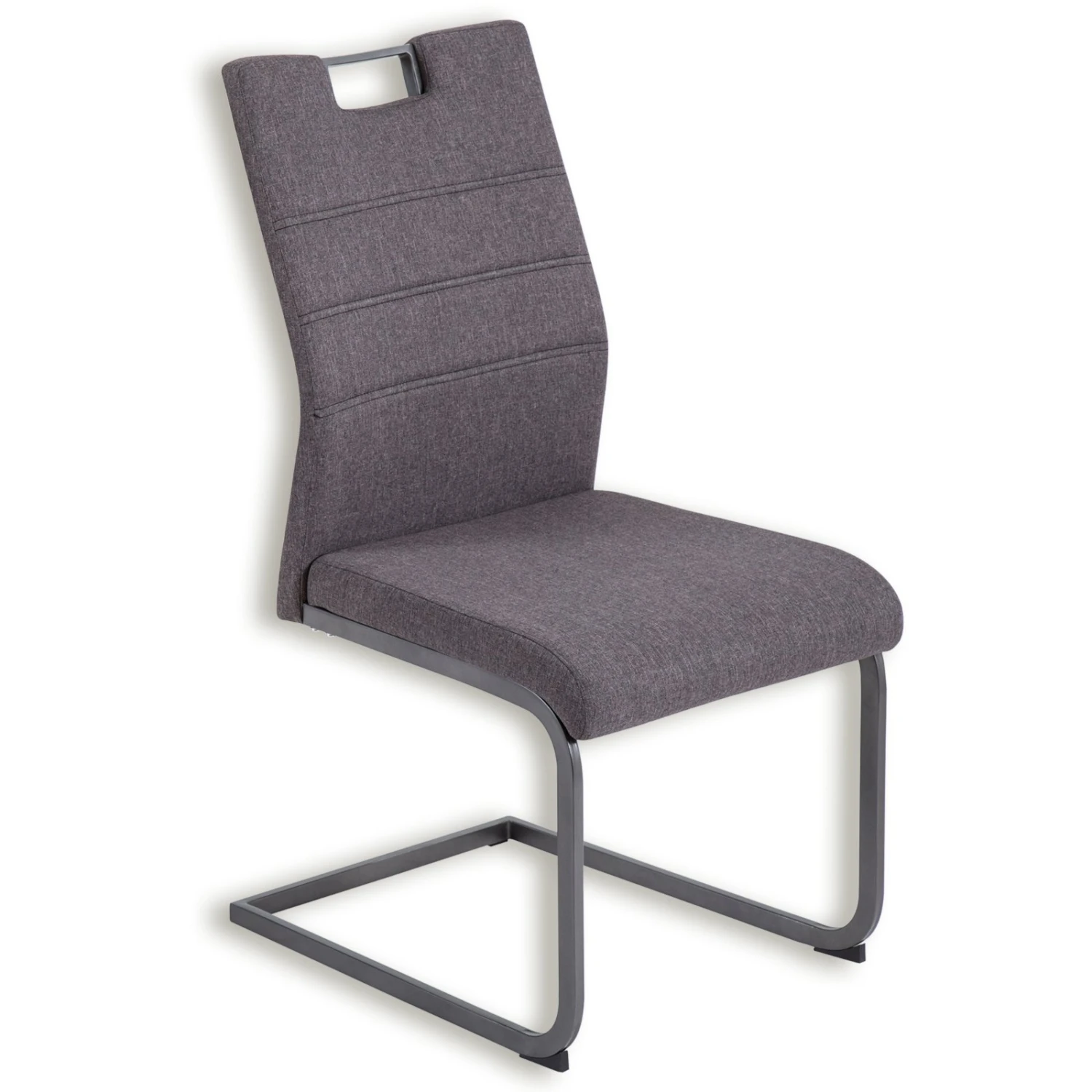 Schwingstuhl - grau - Webstoff 1 Schwingstuhl - grau - Webstoff