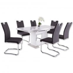 Schwinger - anthrazit - Microfaser-Softtex -Esszimmer Verkaufsgeschäft 0710007200 02 1600Wx1600H