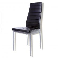 Polsterstuhl - schwarz - Lederoptik 9 Polsterstuhl - schwarz - Lederoptik -Esszimmer Verkaufsgeschäft 1015013800 09 1600Wx1600H