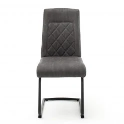 Schwinger - anthrazit - Lederoptik - mit Rautensteppung -Esszimmer Verkaufsgeschäft 1015046800 03 1600Wx1600H