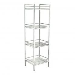 Badregal - chrom - 4 Böden