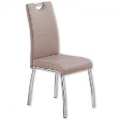 Stuhl SUSI - cappuccino - Lederoptik