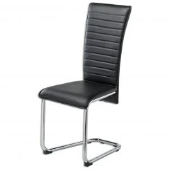 Freischwinger - schwarz - Lederoptik -Esszimmer Verkaufsgeschäft 1015162700 09 1600Wx1600H