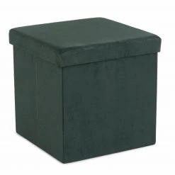 Sitzhocker - grün - faltbar - 38 cm