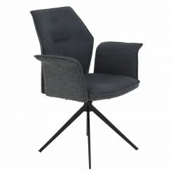 Armlehnstuhl - anthrazit - 92 cm hoch