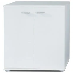 Kommode - weiß - 2 Türen - 71 cm breit