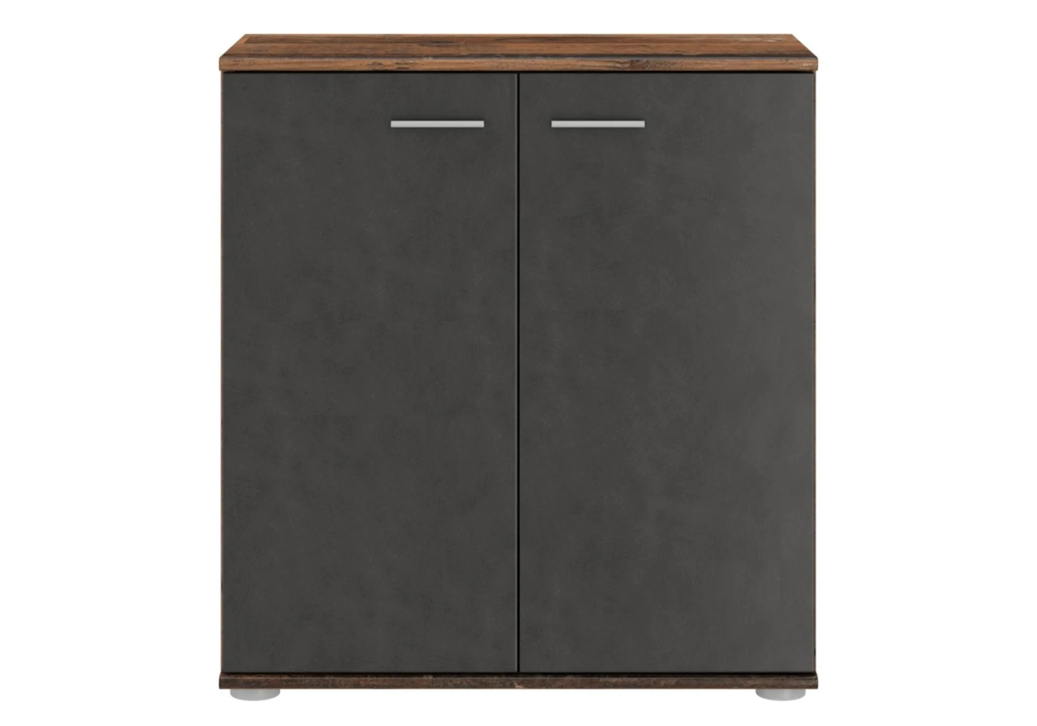 Kommode - Old Wood Vintage - anthrazit - 71 cm breit 2 Kommode - Old Wood Vintage - anthrazit - 71 cm breit – Bild 2