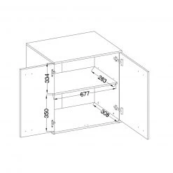 Kommode - Old Wood Vintage - anthrazit - 71 cm breit 5 Kommode - Old Wood Vintage - anthrazit - 71 cm breit -Esszimmer Verkaufsgeschäft 1016000305 03 1600Wx1600H