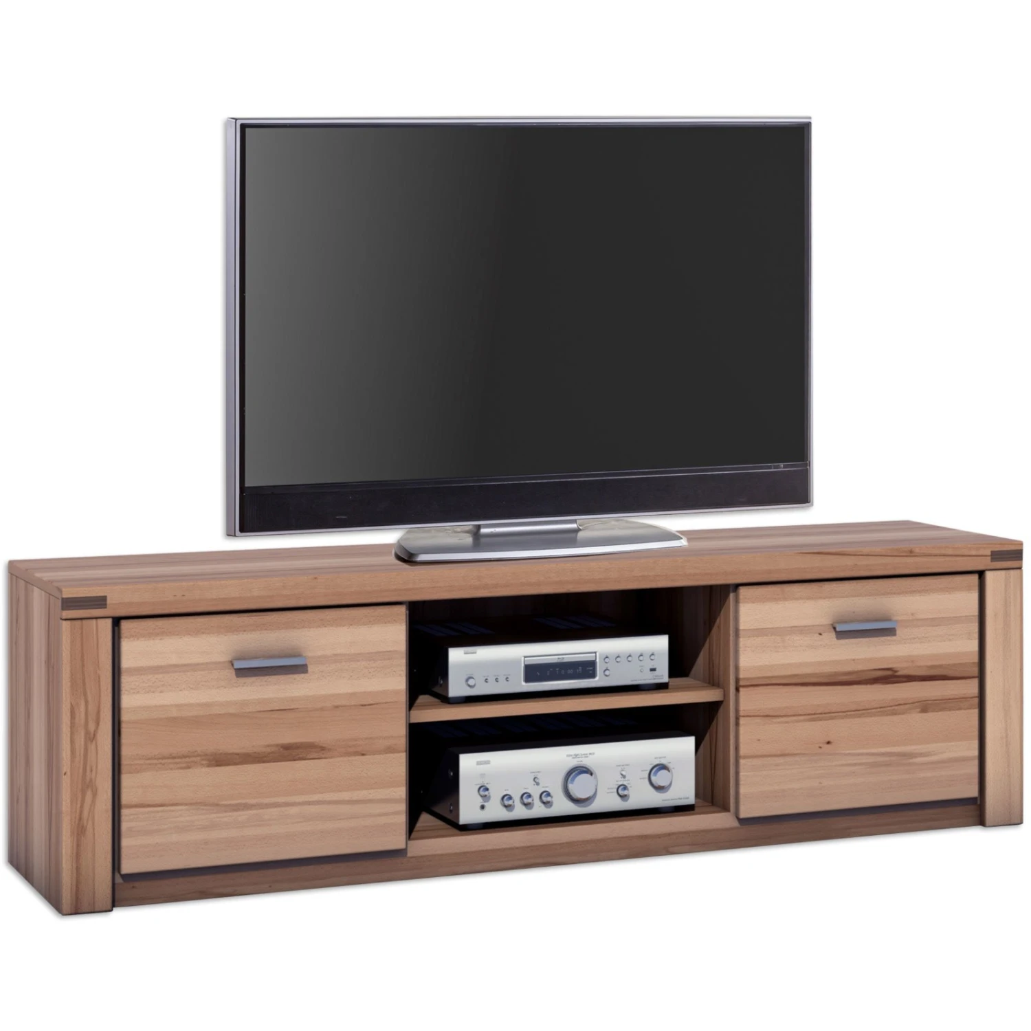 TV-Lowboard - Kernbuche teilmassiv - 170 cm 1 TV-Lowboard - Kernbuche teilmassiv - 170 cm