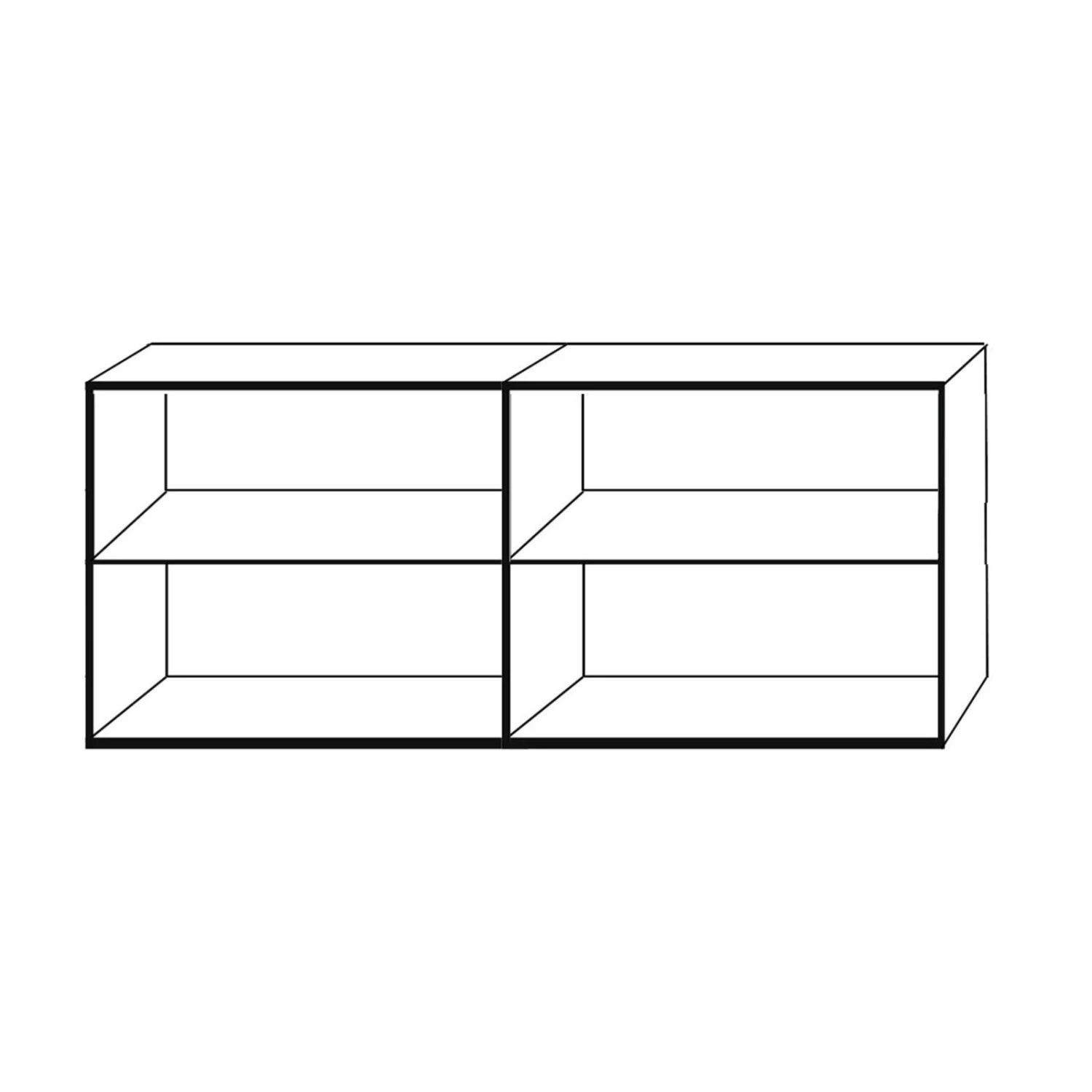 Lowboard - Kernbuche Massivholz - 125 cm breit 2 Lowboard - Kernbuche Massivholz - 125 cm breit – Bild 2