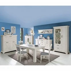 Stuhl - weiß - Buche massiv -Esszimmer Verkaufsgeschäft 1016017800 02 1600Wx1600H