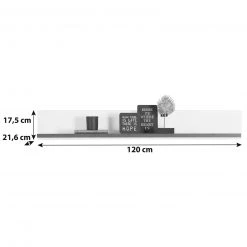Luca Bessoni Wandboard ALASSIO - weiß Hochglanz - Matera dunkel - 120 cm -Esszimmer Verkaufsgeschäft 1016018700 03 1600Wx1600H