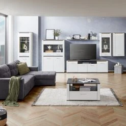 Luca Bessoni Hängeschrank ALASSIO - weiß Hochglanz - Matera dunkel - 55 cm 12 Luca Bessoni Hängeschrank ALASSIO - weiß Hochglanz - Matera dunkel - 55 cm -Esszimmer Verkaufsgeschäft 1016019600 06 1600Wx1600H