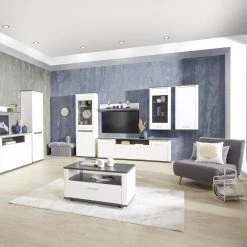 Luca Bessoni Hängeschrank ALASSIO - weiß Hochglanz - Matera dunkel - 55 cm 13 Luca Bessoni Hängeschrank ALASSIO - weiß Hochglanz - Matera dunkel - 55 cm -Esszimmer Verkaufsgeschäft 1016019600 07 1600Wx1600H