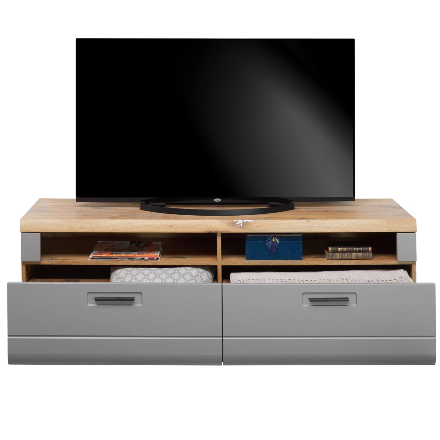 Luca Bessoni Lowboard AURIS - Basalt-Flagstaff Eiche - 163 cm 4 Luca Bessoni Lowboard AURIS - Basalt-Flagstaff Eiche - 163 cm – Bild 4