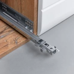 Luca Bessoni Highboardvitrine AURIS - weiß-Flagstaff Eiche - 155 cm -Esszimmer Verkaufsgeschäft 1016021801 07 1600Wx1600H