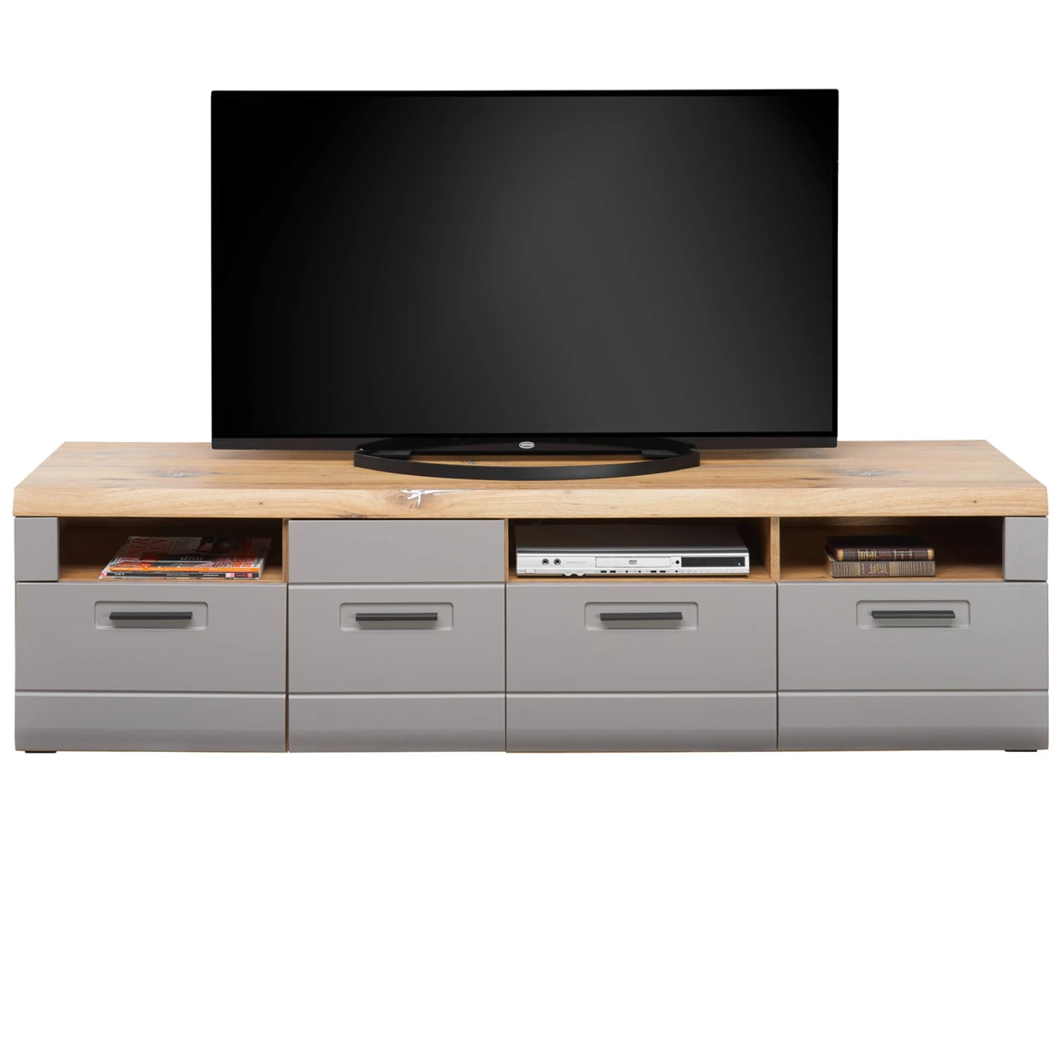 Luca Bessoni Lowboard AURIS - Basalt-Flagstaff Eiche - 190 cm 2 Luca Bessoni Lowboard AURIS - Basalt-Flagstaff Eiche - 190 cm – Bild 2