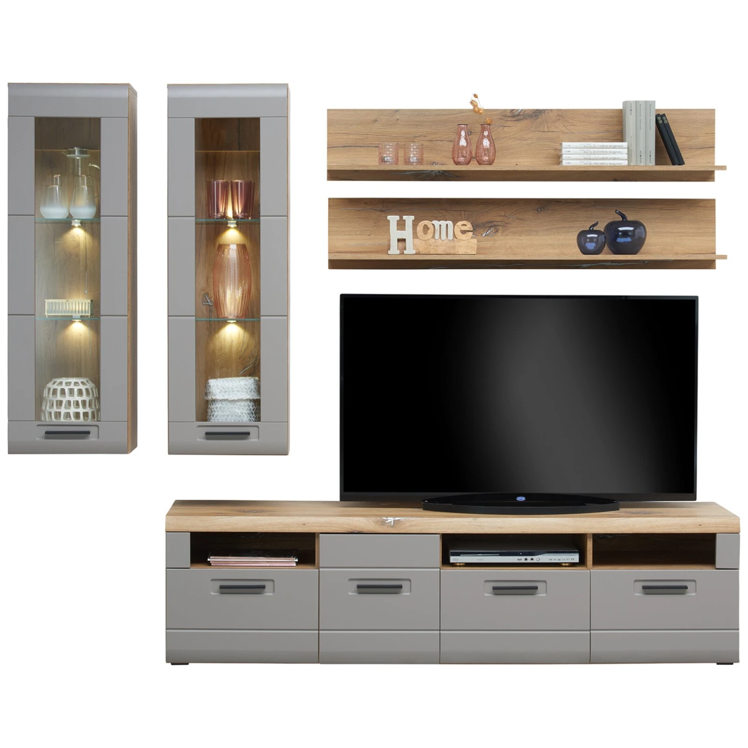 Luca Bessoni Lowboard AURIS - Basalt-Flagstaff Eiche - 190 cm 7 Luca Bessoni Lowboard AURIS - Basalt-Flagstaff Eiche - 190 cm – Bild 7