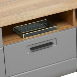 Luca Bessoni Lowboard AURIS - Basalt-Flagstaff Eiche - 190 cm 23 Luca Bessoni Lowboard AURIS - Basalt-Flagstaff Eiche - 190 cm -Esszimmer Verkaufsgeschäft 1016022100 11 1600Wx1600H