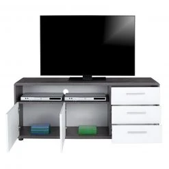 TV-Lowboard - Betonoptik-weiß - 3 Schubkästen - 150 cm 11 TV-Lowboard - Betonoptik-weiß - 3 Schubkästen - 150 cm -Esszimmer Verkaufsgeschäft 1016022400 04 1600Wx1600H