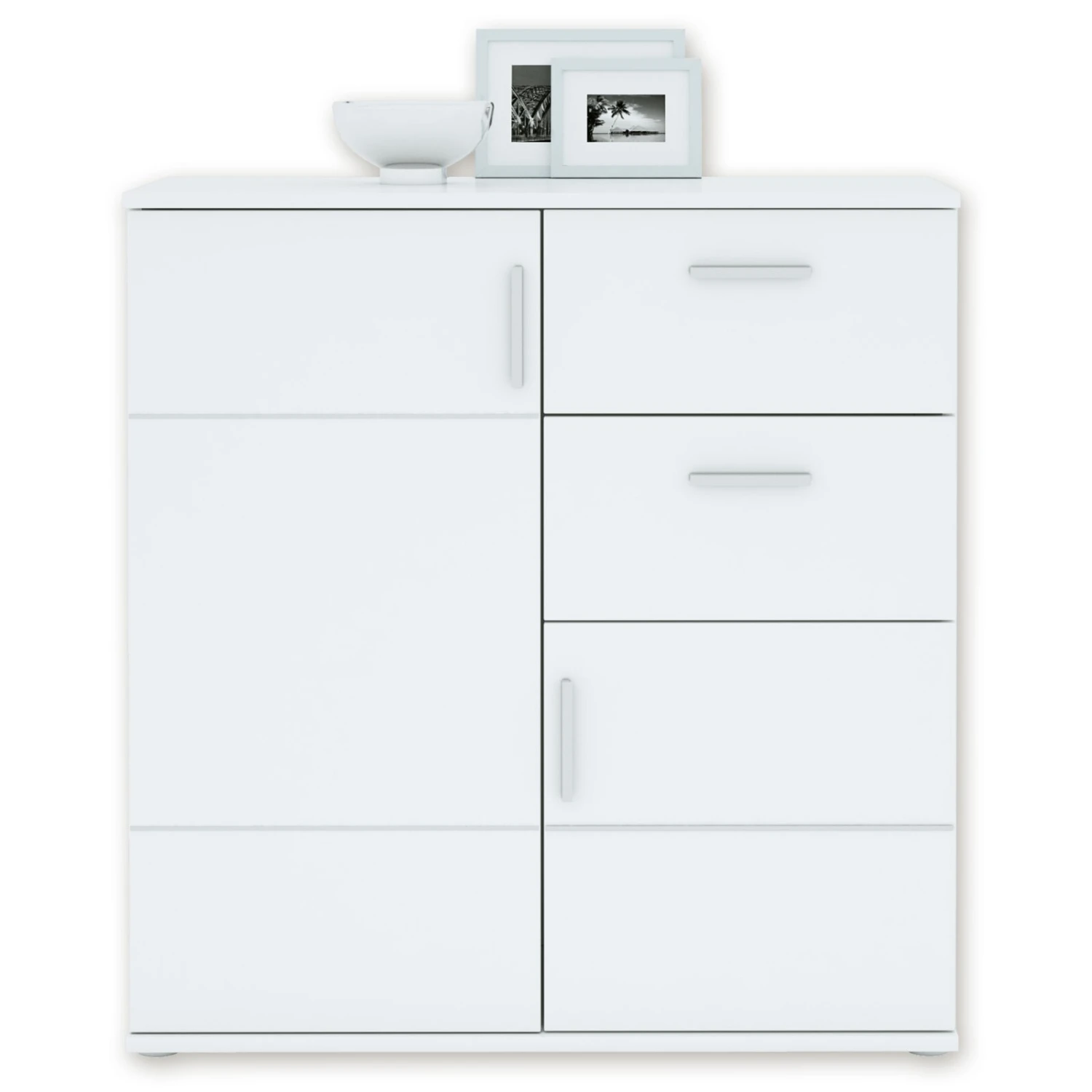 Kommode - Alpinweiß - 88 cm breit 1 Kommode - Alpinweiß - 88 cm breit