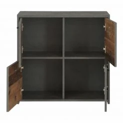 Kommode - Betonoptik - Old Wood Vintage - 77cm breit - vier Türen -Esszimmer Verkaufsgeschäft 1023003301 04 1600Wx1600H
