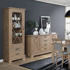 Vitrine - Bramberg Fichte - 76 cm 7 Vitrine - Bramberg Fichte - 76 cm -Esszimmer Verkaufsgeschäft 1023006600 03 1600Wx1600H