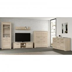 Sideboard - Sonoma Eiche - 136 cm -Esszimmer Verkaufsgeschäft 1023009700 04 1600Wx1600H