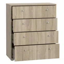 Kommode - Sonoma Eiche - 74 cm breit - vier Schubkästen 10 Kommode - Sonoma Eiche - 74 cm breit - vier Schubkästen -Esszimmer Verkaufsgeschäft 1023010402 03 1600Wx1600H