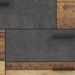 Sideboard - Old Wood Vintage - Beton-Optik - 125 cm -Esszimmer Verkaufsgeschäft 1023012804 05 1600Wx1600H