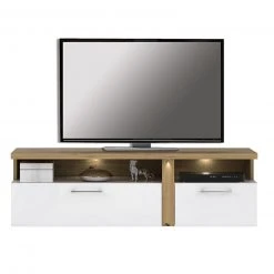 Lowboard - weiß-Artisan Eiche - 51 cm hoch