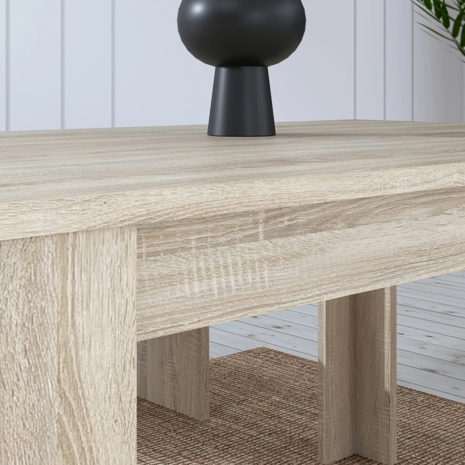 3-teilige Tischgruppe - Sonoma Eiche 4 3-teilige Tischgruppe - Sonoma Eiche – Bild 4