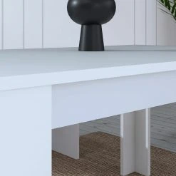 3-teilige Tischgruppe - weiß -Esszimmer Verkaufsgeschäft 1023017401 04 1600Wx1600H