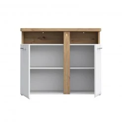 Kommode - weiß-Artisan Eiche - LED-Beleuchtung - 104 cm breit 7 Kommode - weiß-Artisan Eiche - LED-Beleuchtung - 104 cm breit -Esszimmer Verkaufsgeschäft 1023019300 03 1600Wx1600H