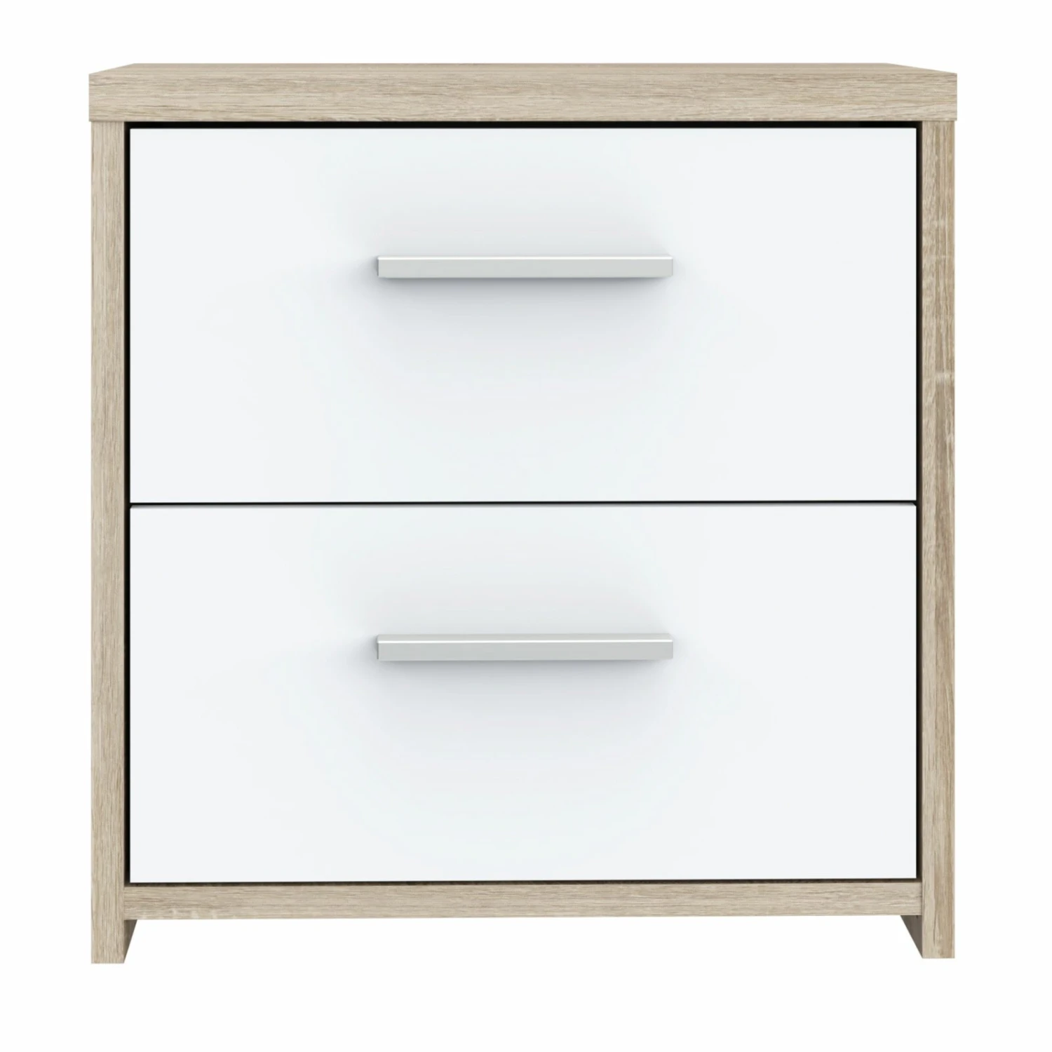 Kommode - Sonoma Eiche-weiß - 42 cm 3 Kommode - Sonoma Eiche-weiß - 42 cm – Bild 3