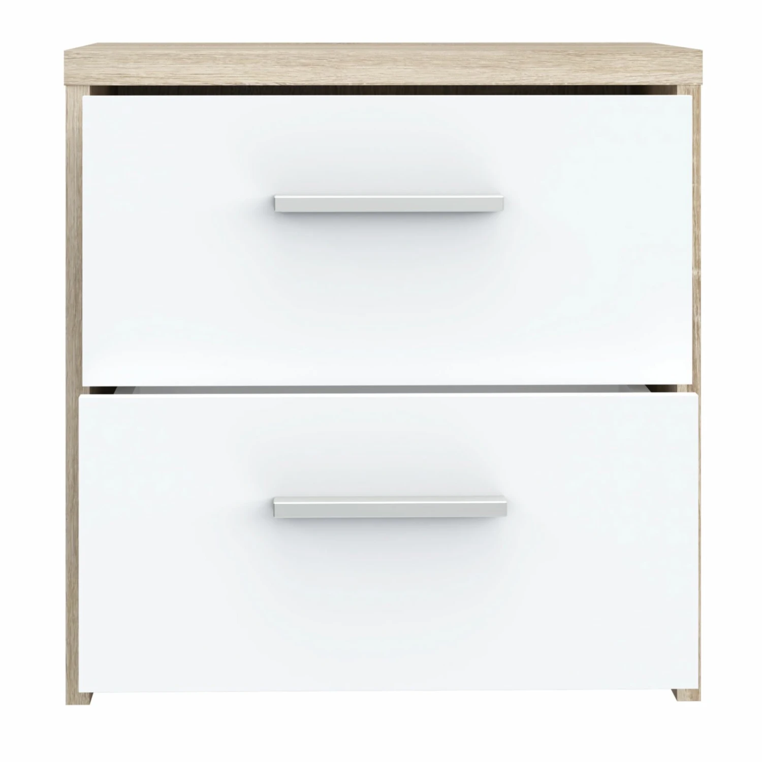 Kommode - Sonoma Eiche-weiß - 42 cm 4 Kommode - Sonoma Eiche-weiß - 42 cm – Bild 4