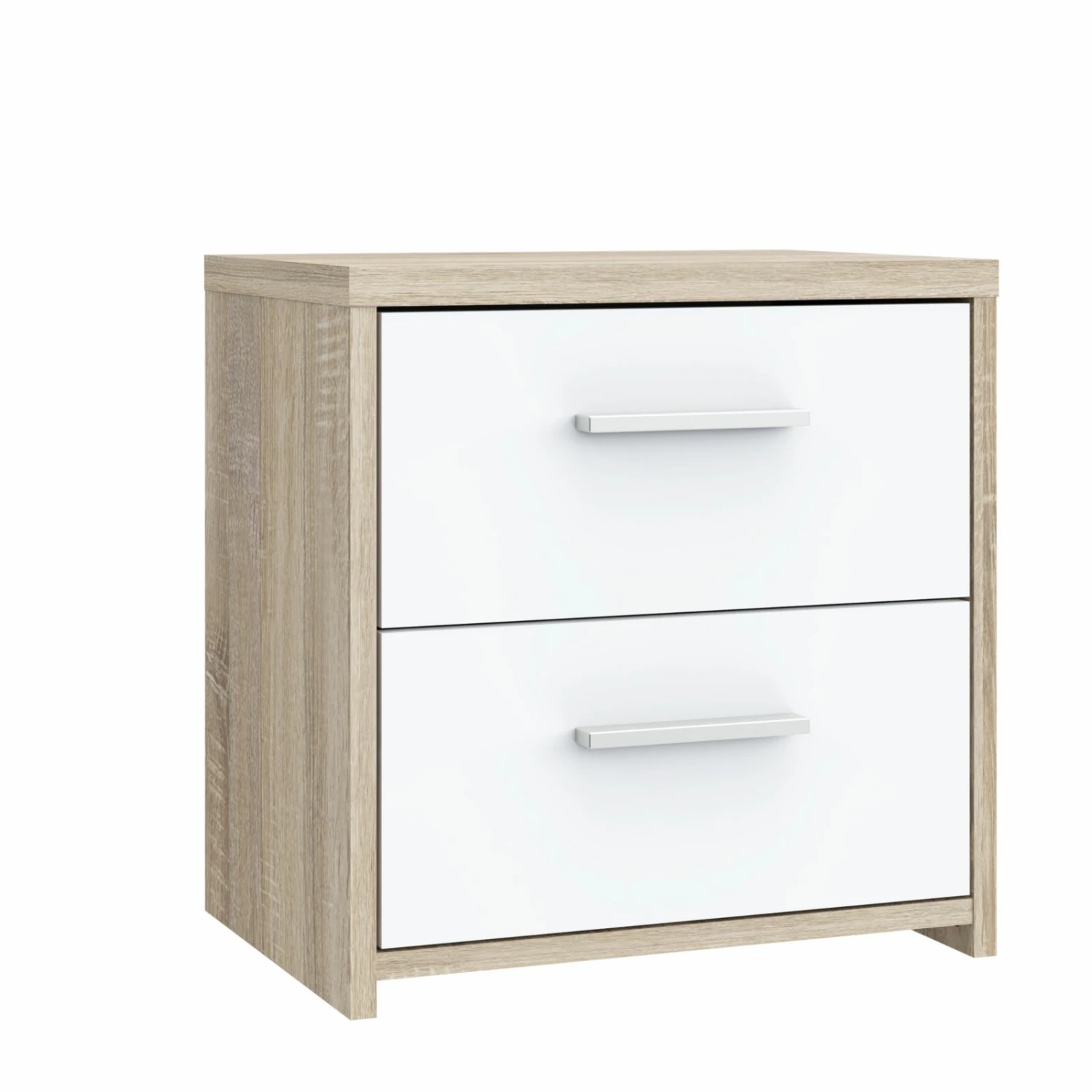 Kommode - Sonoma Eiche-weiß - 42 cm 1 Kommode - Sonoma Eiche-weiß - 42 cm