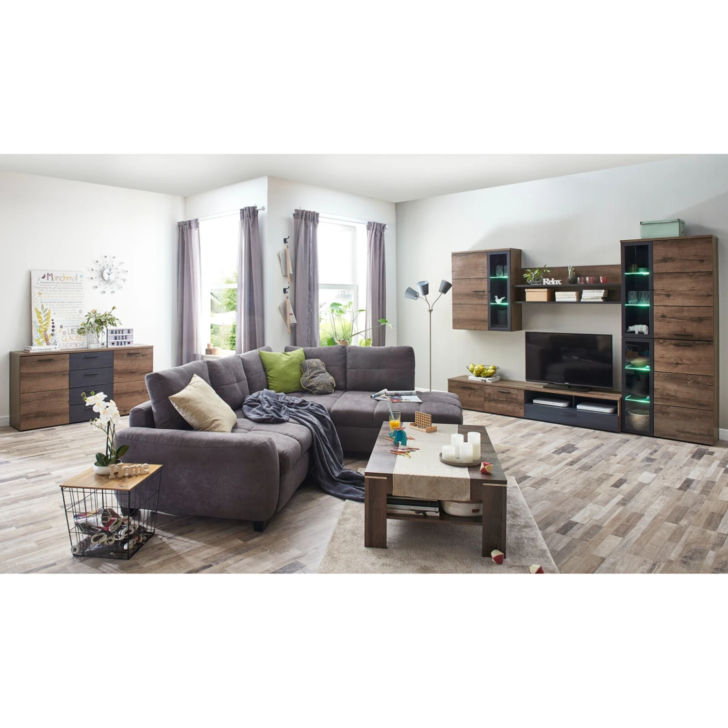 Sideboard - Schlammeiche-Schwarzeiche - 150 cm 3 Sideboard - Schlammeiche-Schwarzeiche - 150 cm – Bild 3