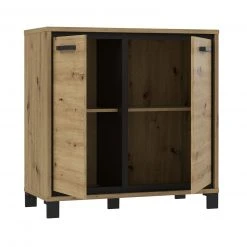Kommode - Artisan Eiche - 2 Türen - 91 cm -Esszimmer Verkaufsgeschäft 1023021300 05 1600Wx1600H