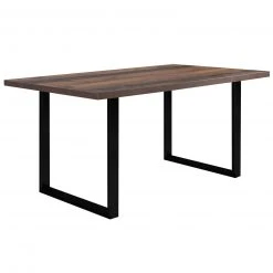 Esstisch - Oldwood - schwarz - 160 cm