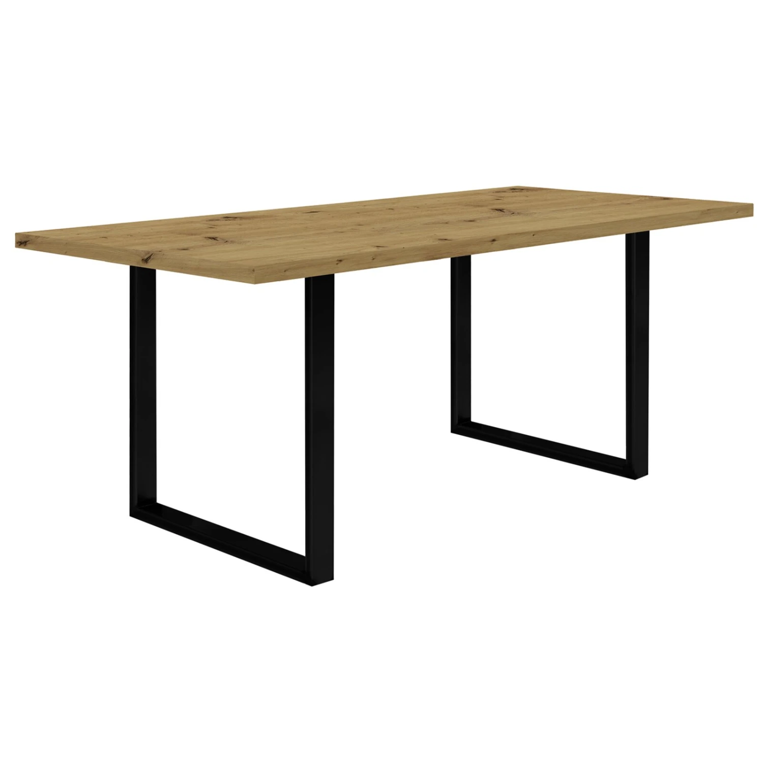 Esstisch - Artisan Eiche - schwarz - 180 cm 1 Esstisch - Artisan Eiche - schwarz - 180 cm