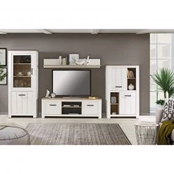 TV-Lowboard - weiß-bianco Eiche - 161 cm -Esszimmer Verkaufsgeschäft 1023030500 03 1600Wx1600H