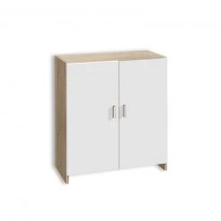 Kommode - Sonoma Eiche-weiß - 60 cm breit