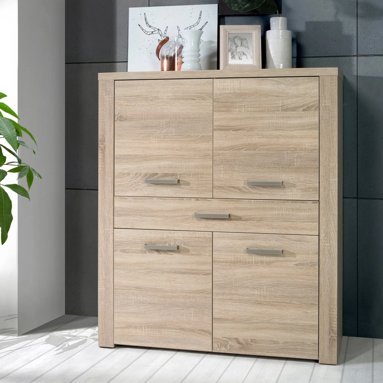 Highboard - Sonoma Eiche - 116 cm breit 2 Highboard - Sonoma Eiche - 116 cm breit – Bild 2