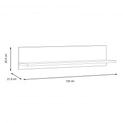 Wandboard - Betonoptik - weiß - 125 cm breit 11 Wandboard - Betonoptik - weiß - 125 cm breit -Esszimmer Verkaufsgeschäft 1023037700 05 1600Wx1600H
