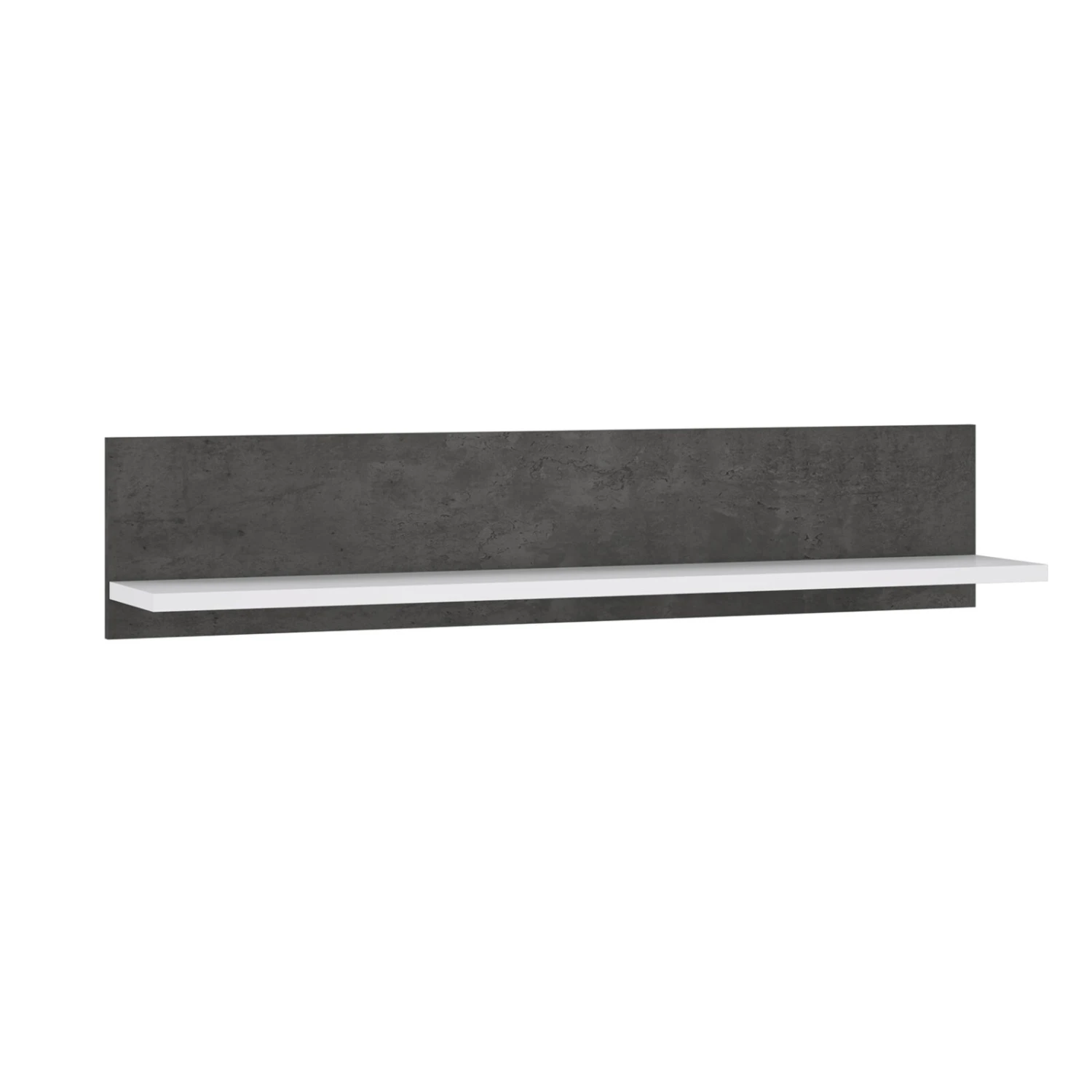 Wandboard - Betonoptik - weiß - 125 cm breit 1 Wandboard - Betonoptik - weiß - 125 cm breit