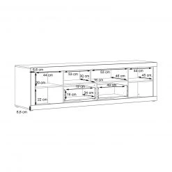 Lowboard - Betonoptik - weiß - 213 cm breit 14 Lowboard - Betonoptik - weiß - 213 cm breit -Esszimmer Verkaufsgeschäft 1023038000 07 1600Wx1600H