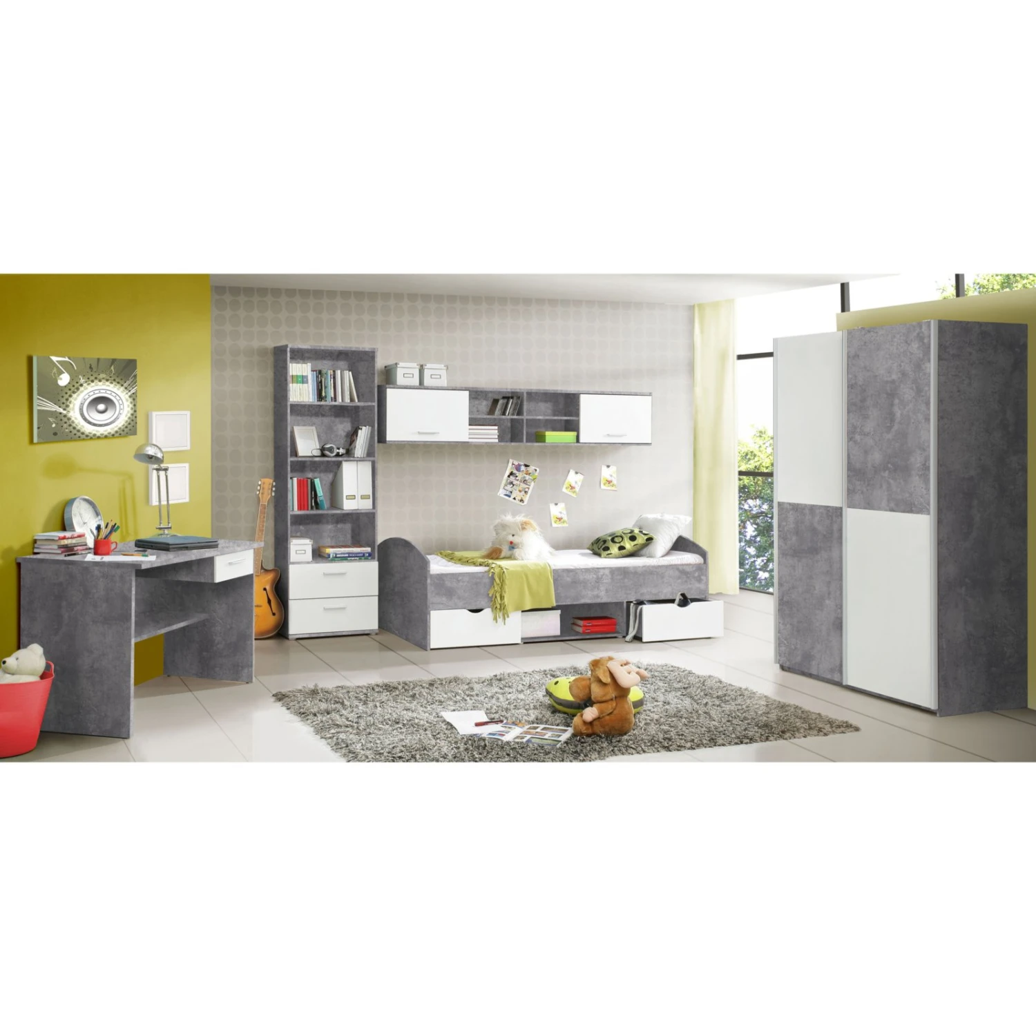 Regal - Betonoptik - 60 cm 2 Regal - Betonoptik - 60 cm – Bild 2