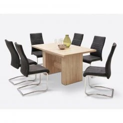 Esstisch - ausziehbar - Sonoma Eiche 5 Esstisch - ausziehbar - Sonoma Eiche -Esszimmer Verkaufsgeschäft 1023048600 03 1600Wx1600H